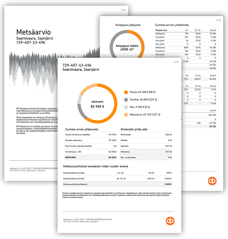 OP Metsäarvio kuvituskuva